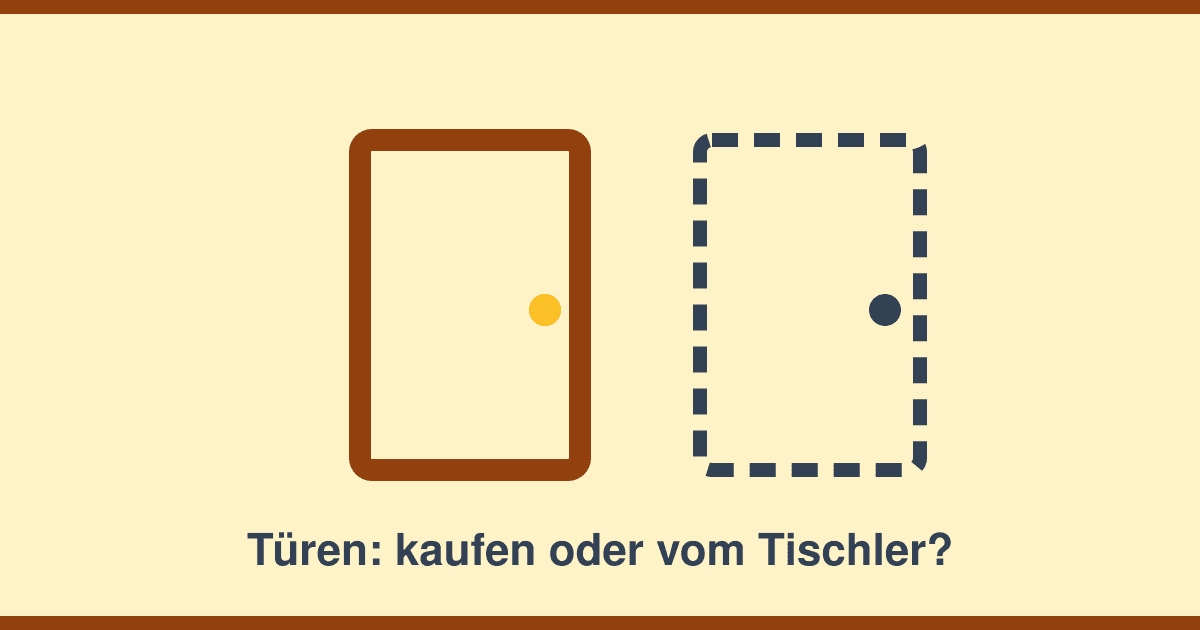 Innentüren: Baumarkt-Standard oder Tischler? Eine ehrliche Entscheidungshilfe