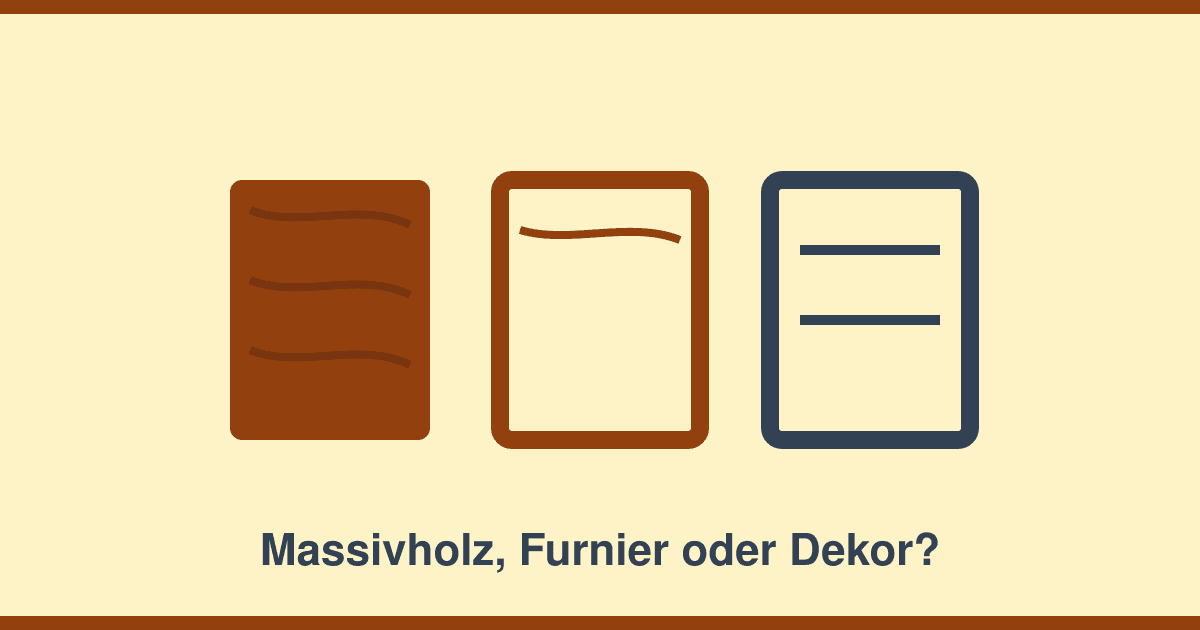 Massivholz, Furnier oder Dekor: Welches Material für Ihr Möbel?